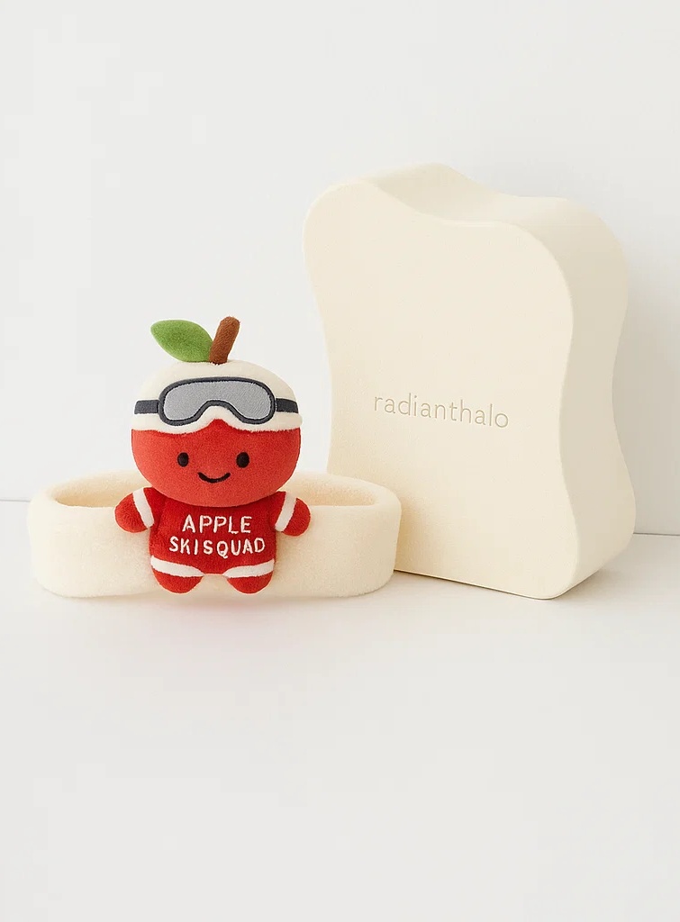 Winter Apple Ski Squad Baby Headband for Cool Photos
