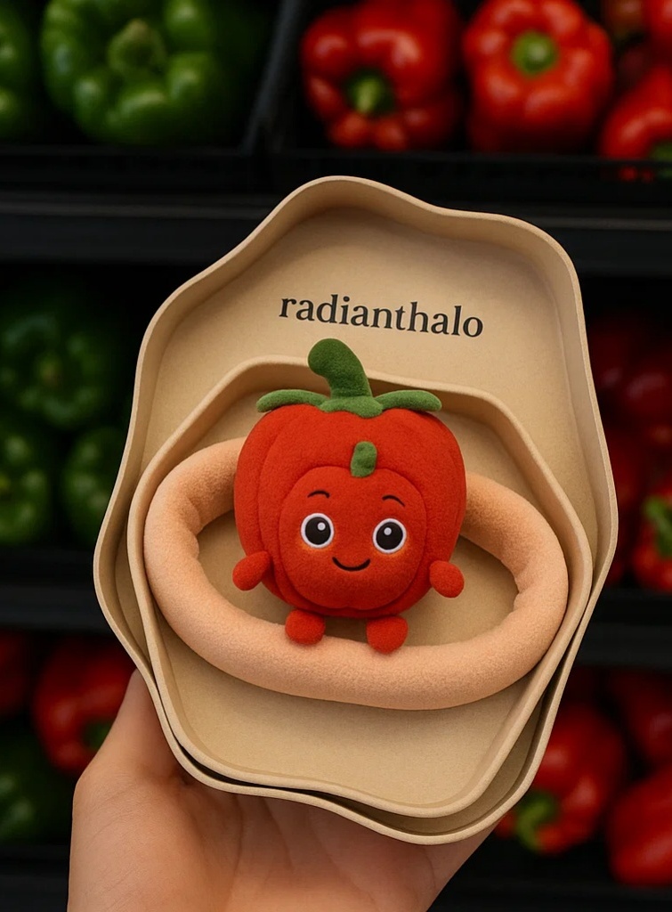 Fun Chili-Themed Baby Headband – Soft and Comfortable for Babies