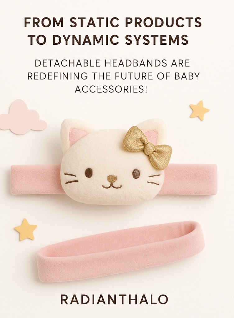Boutique Cat Baby Headbands with Gold Bow for Premium Channels