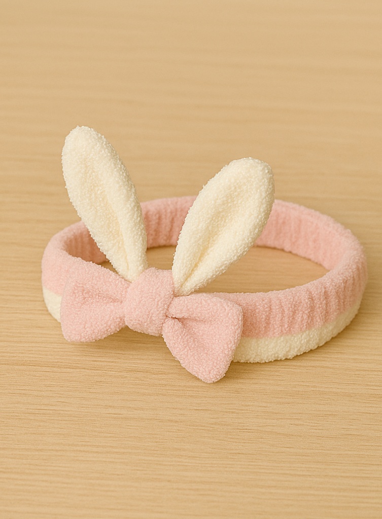Striped Bunny Headbands Ideal for Spring Theme Packaging