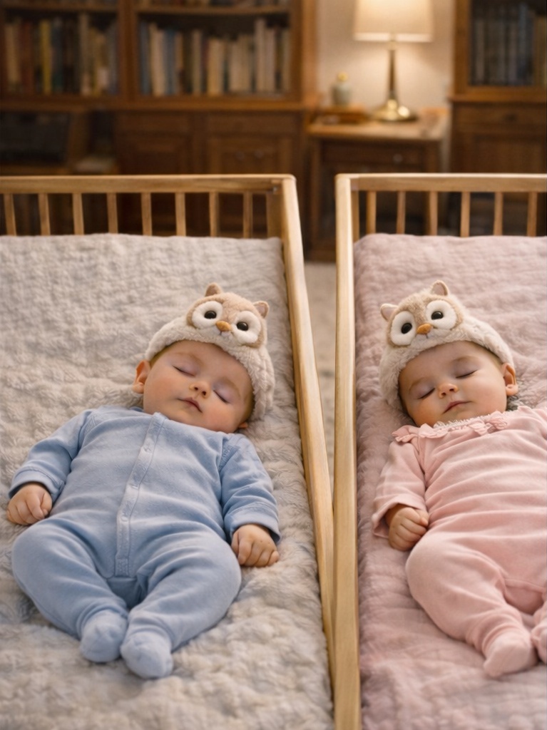 3D Plush Owl Baby Headband – Soft Newborn Photography Headwrap