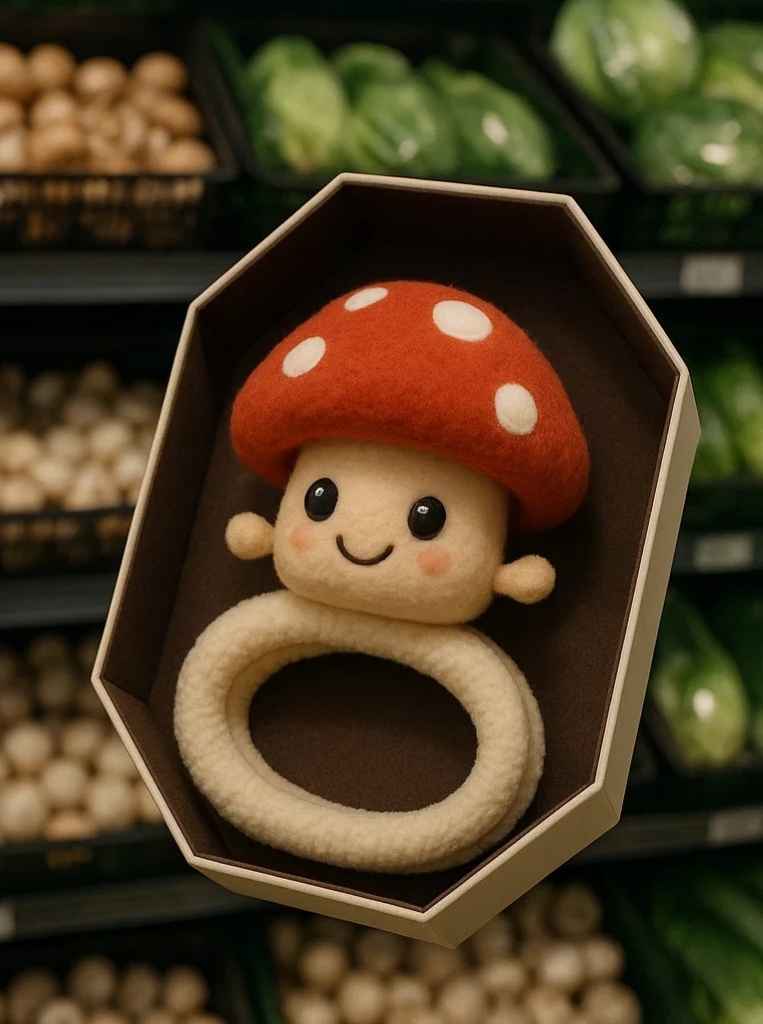 Mushroom-Themed Baby Headband for Cute and Fun Photoshoots