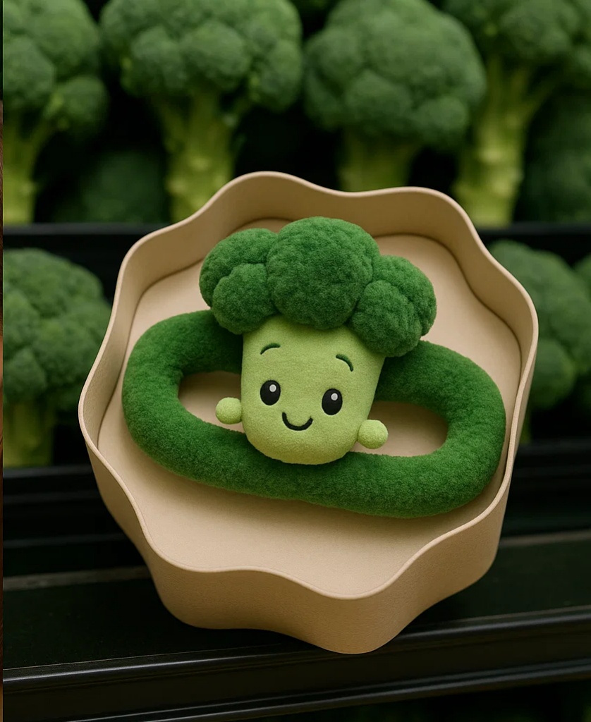 Adorable Broccoli Doll Baby Headband for Trendy Baby Photography