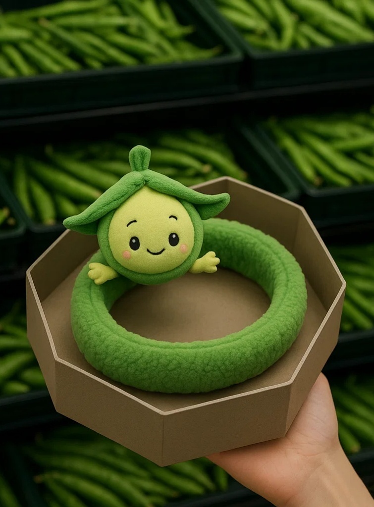 Playful Baby Headband with Broccoli Plush Doll for Perfect Photos