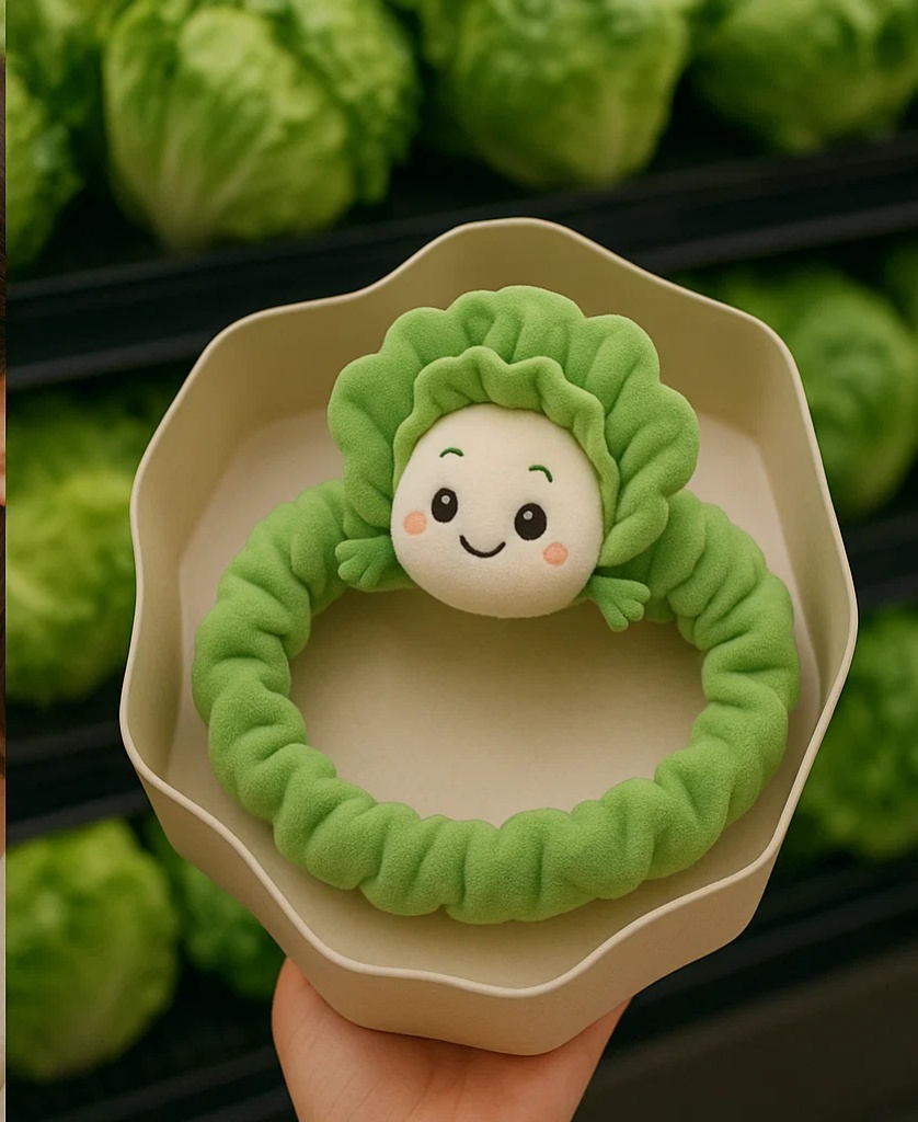 Adorable Lettuce Doll Baby Headband for Perfect Photoshoots