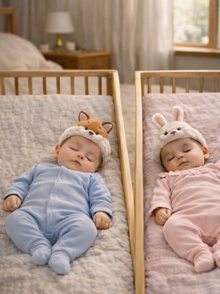 3D Plush Fox Baby Headband – Soft Woodland Newborn Photo Prop