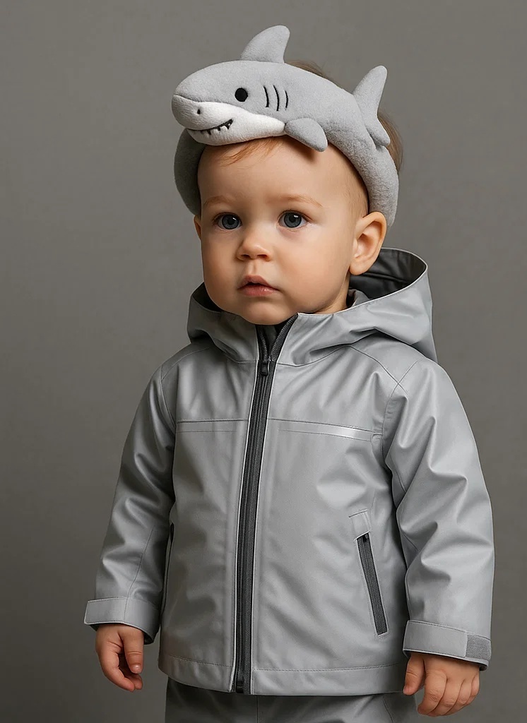 Cute Shark Baby Headband for Fun and Playful Looks