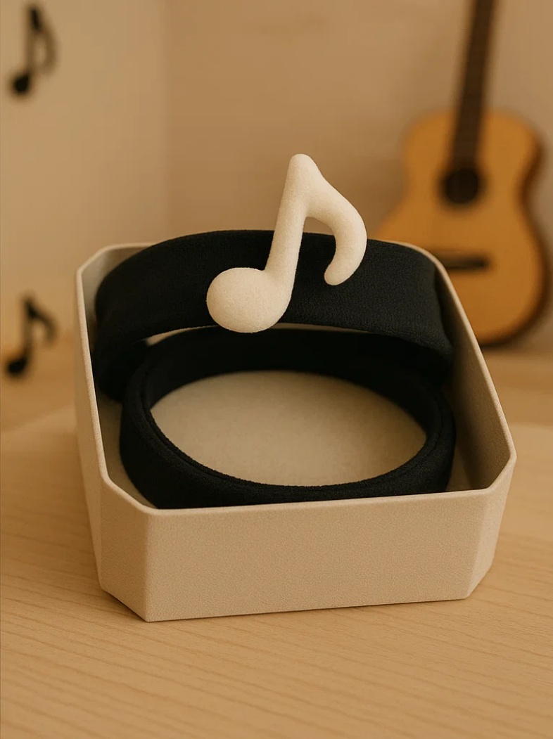 Cinta musical para bebé – Suave, adorable y con estilo rockero