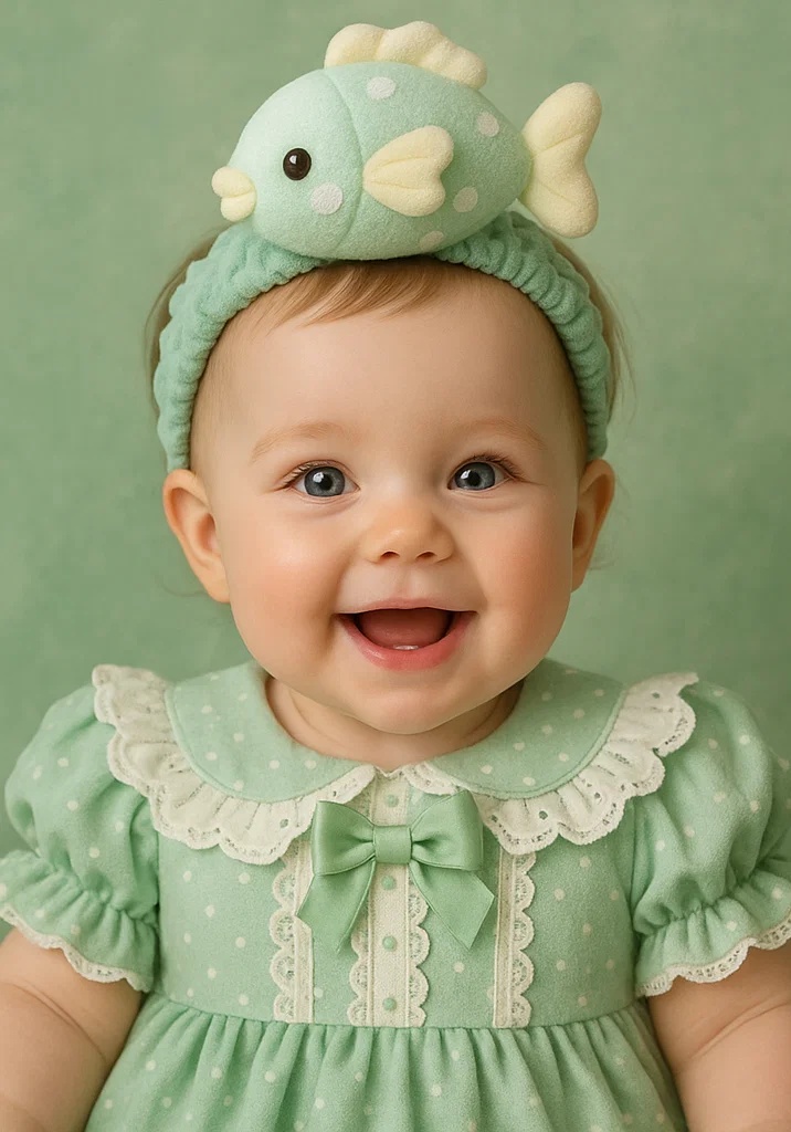 Fish-Themed Baby Headband