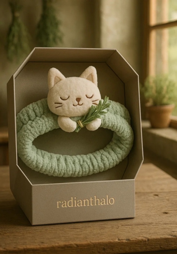 Charming Baby Headband with Removable Cat Design for Stylish Baby Photos