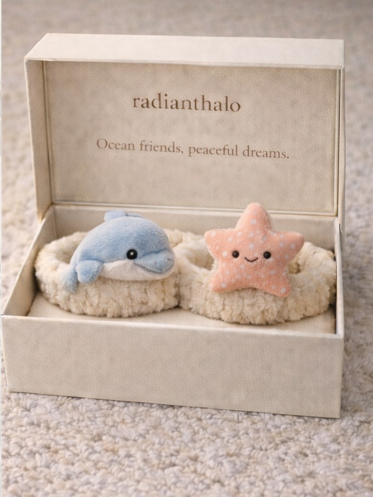 3D Plush Starfish Baby Headband – Soft Star Topper Newborn Photo Accessory