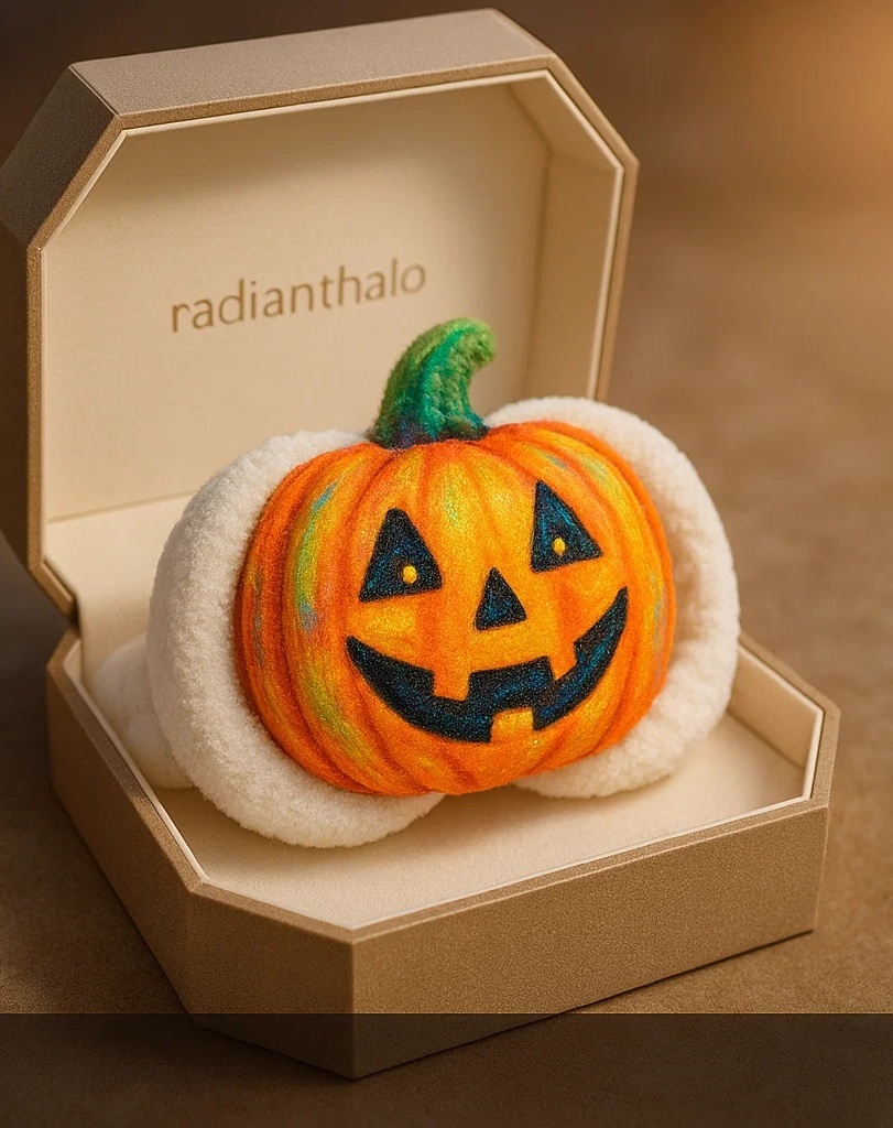 Halloween Pumpkin Baby Headband – Adorable & Safe for Infants