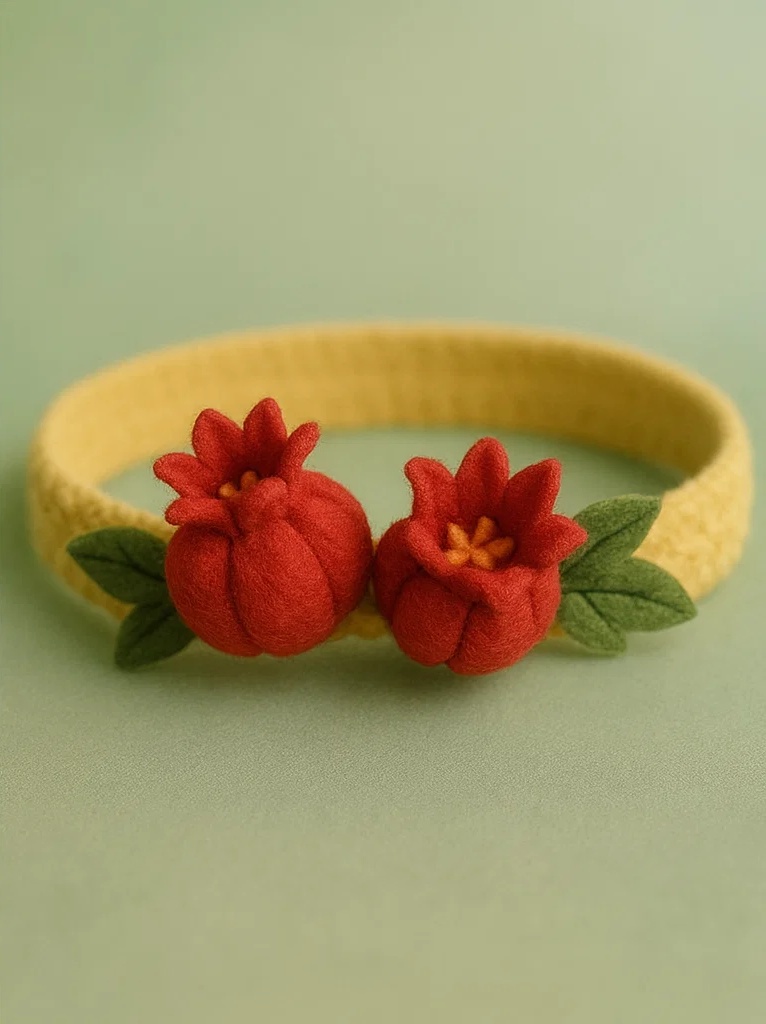 Baby-Set mit orangefarbenem Blumen-Stirnband und Engelskleid – Süßes Outfit fürs Fotoshooting 0–2 Jahre