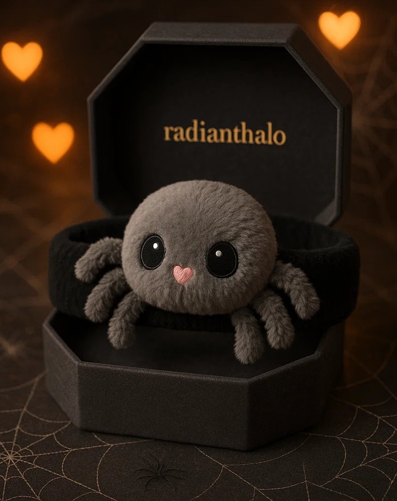 Plush Spider Baby Headband – Adorable Design for Halloween & Photoshoots