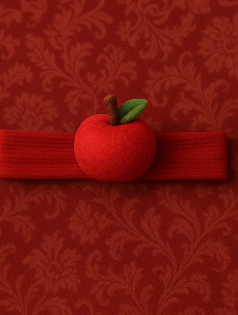 Bandeau bébé mignon avec pomme