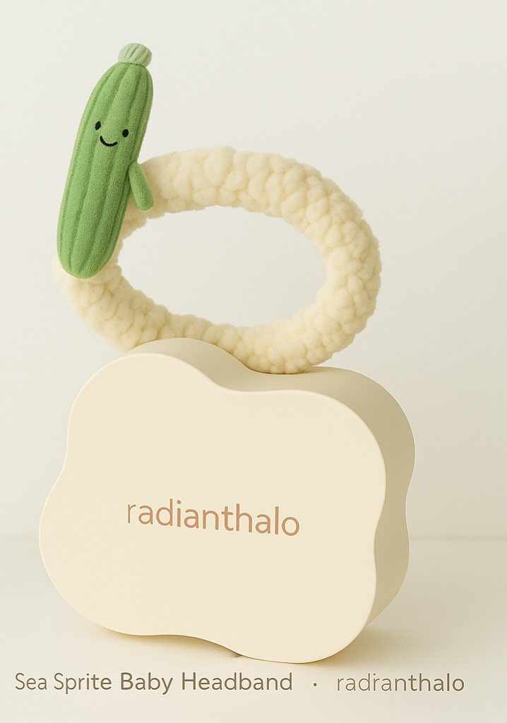 Faixas de cabeça fofas e macias para bebês com personagens de pelúcia para um visual adorável