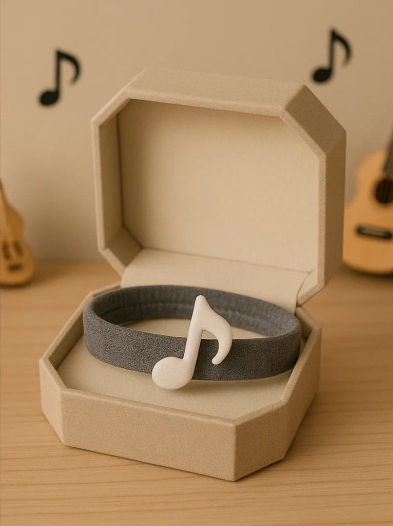 Baby-Stirnband mit Musiknote – Bestseller-Accessoire für Fotos und Geschenke