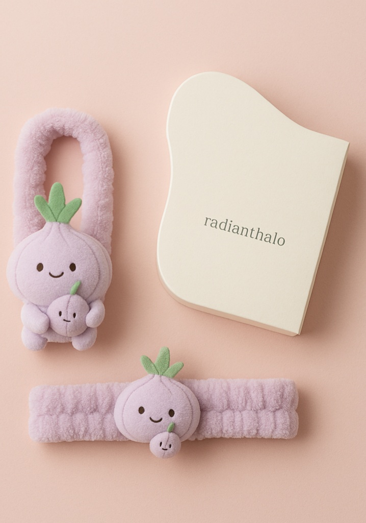 Radish Baby Headband - Soft Plush with Adorable Design