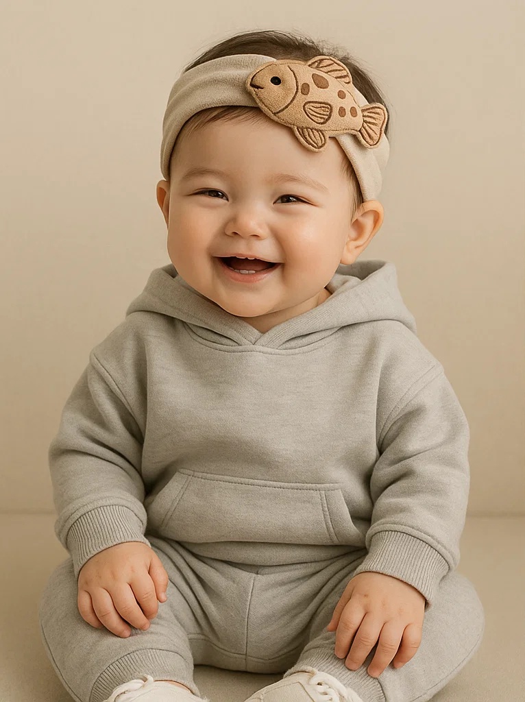 Infant Plush Fish Doll Headband – Soft and Stylish Accessory