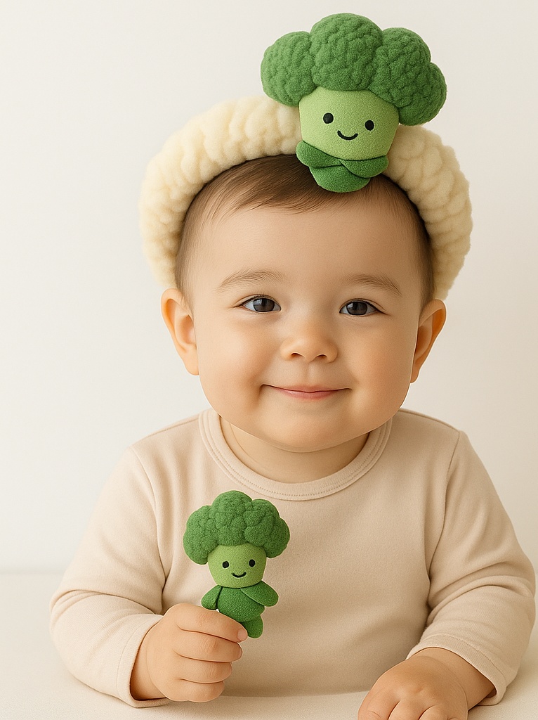Broccoli Baby Headband - Fresh and Fun Style