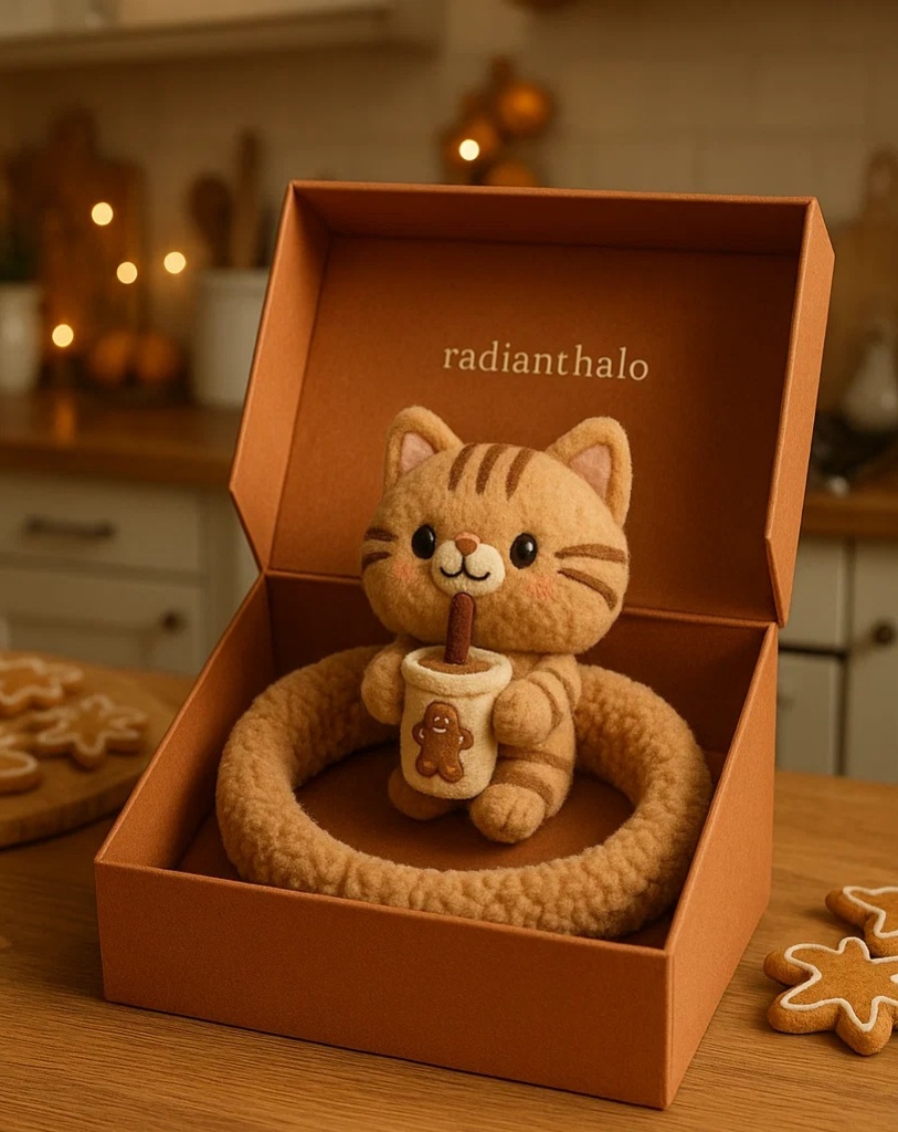 Elegant Kitten Baby Headband with Rose Mug: A Sweet Gift for Baby