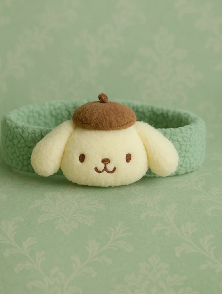 Acorn Dog-Themed Baby Headband