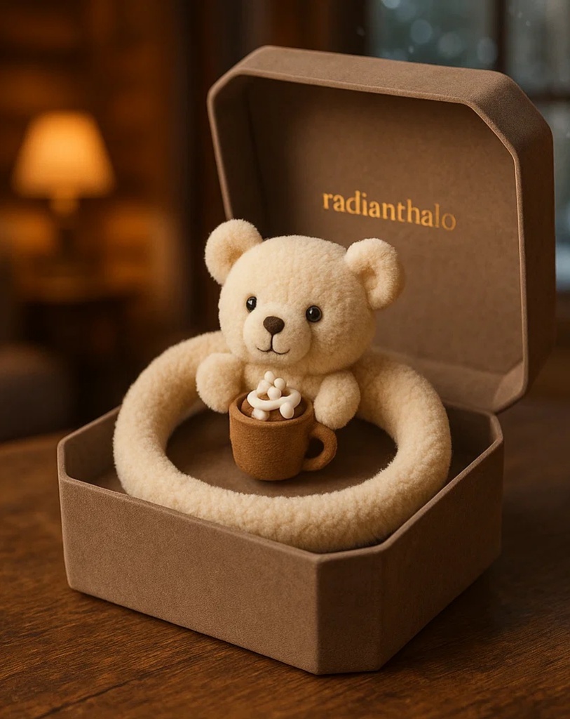 Premium Soft Baby Headband with Cute Cartoon Bear Design - Ideal for Photo Shoots