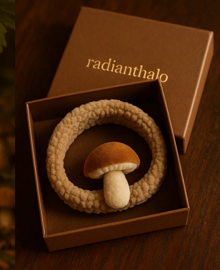 Playful Baby Doll Headbands with Mushroom Motif for Whimsical Baby Fashion