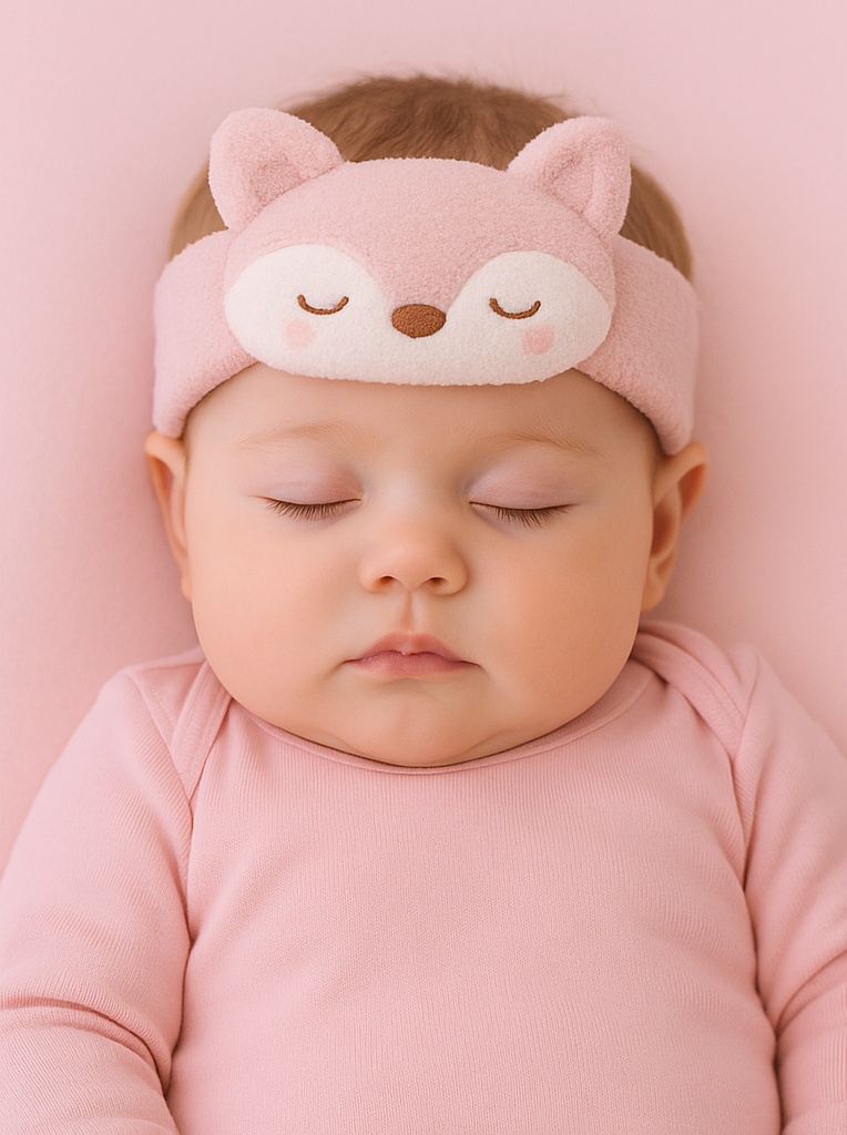 Vibrant Removable Plush Toy Headband - Bright & Fun for Babies