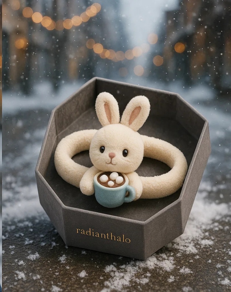 Stylish Felt Headband for Babies with Animal Motifs – Ideal for Special Occasions