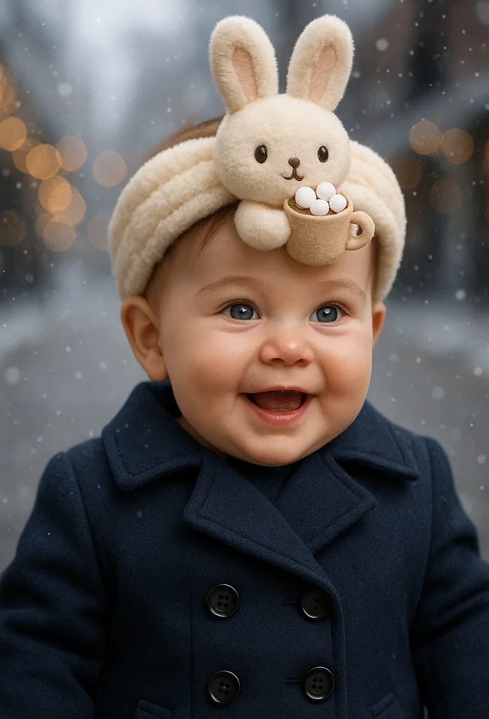 Animal-Themed Felt Headband for Babies – Soft and Durable for Everyday Wear