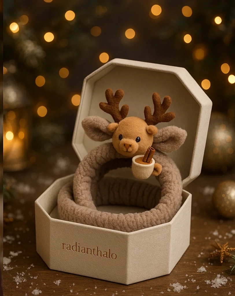 Felted Baby Headband with Cute Rabbit Design – Perfect for Baby Photoshoots