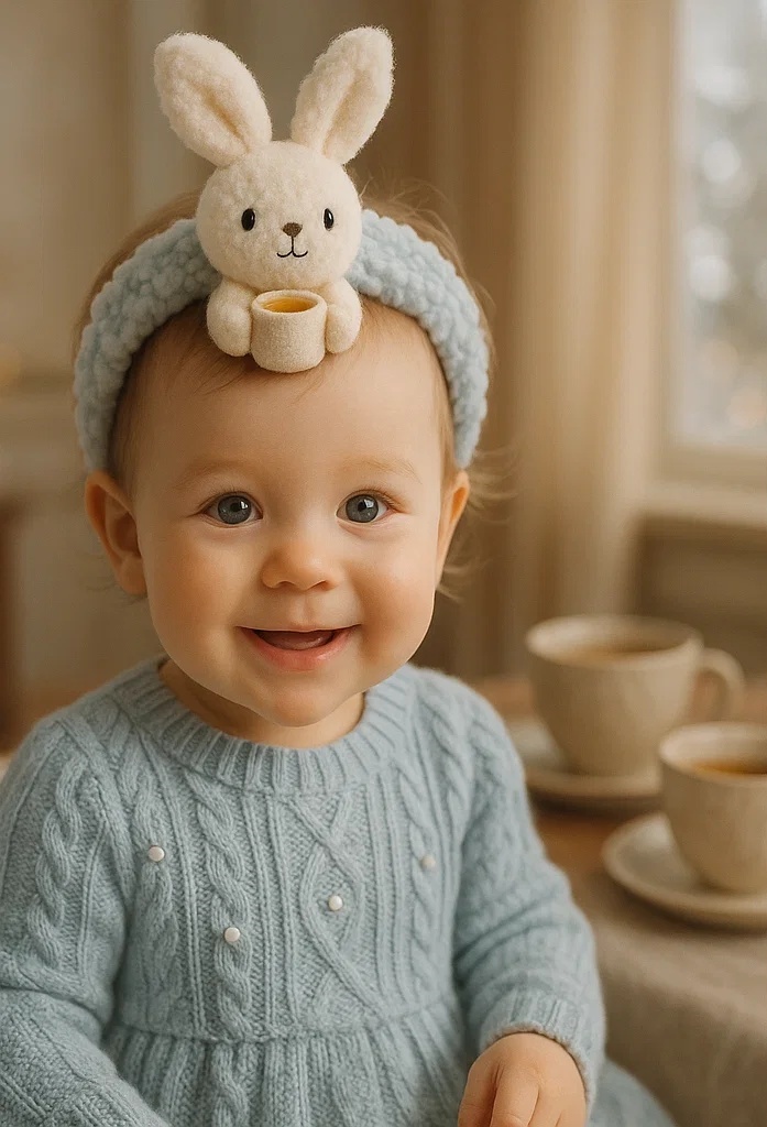 Adorable Cartoon-Themed Baby Headbands for Professional Baby Photography - Perfect for Gift Sets & Photo Shoots