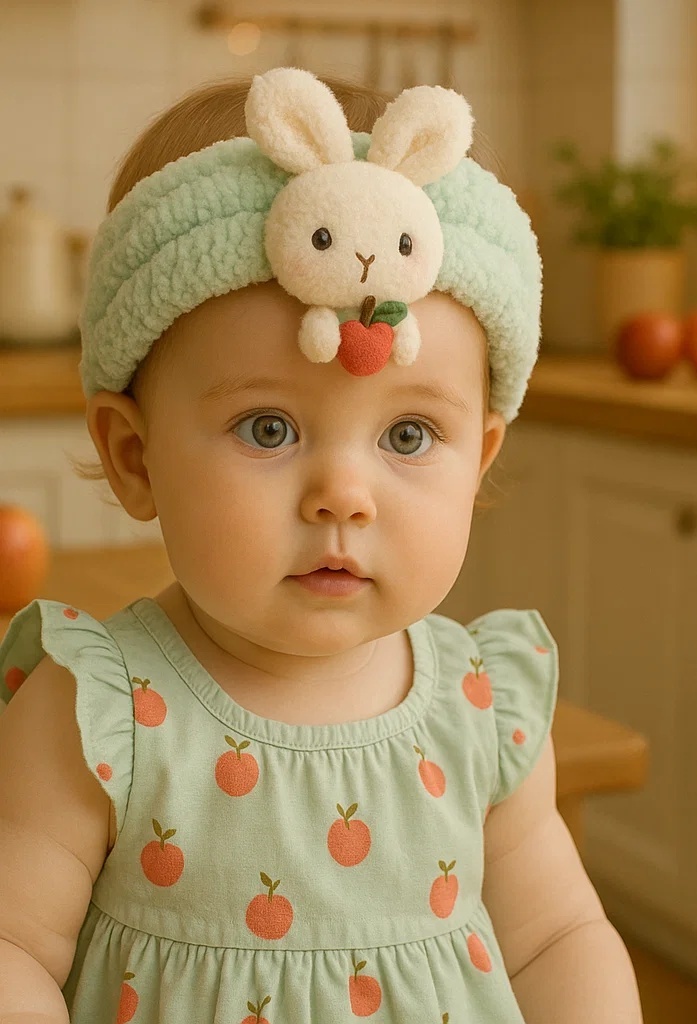 Fashionable Baby Headbands with Customizable, Removable Cartoon Embellishments - Perfect for Wholesale & Retail Distribution