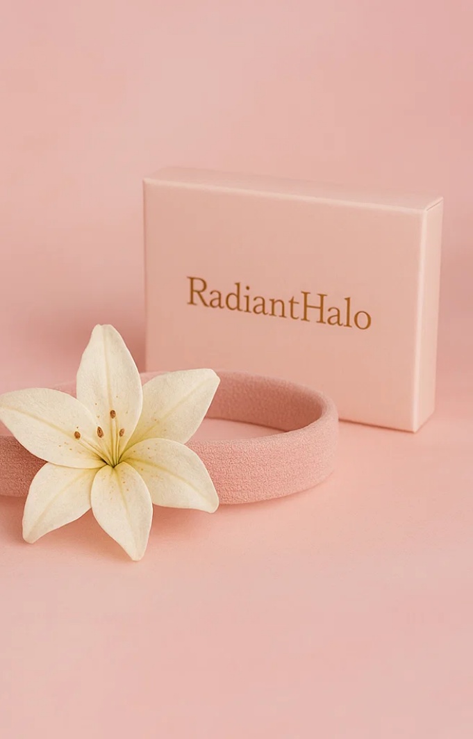 Bandeau bébé avec fleur de lys – Style féerique élégant