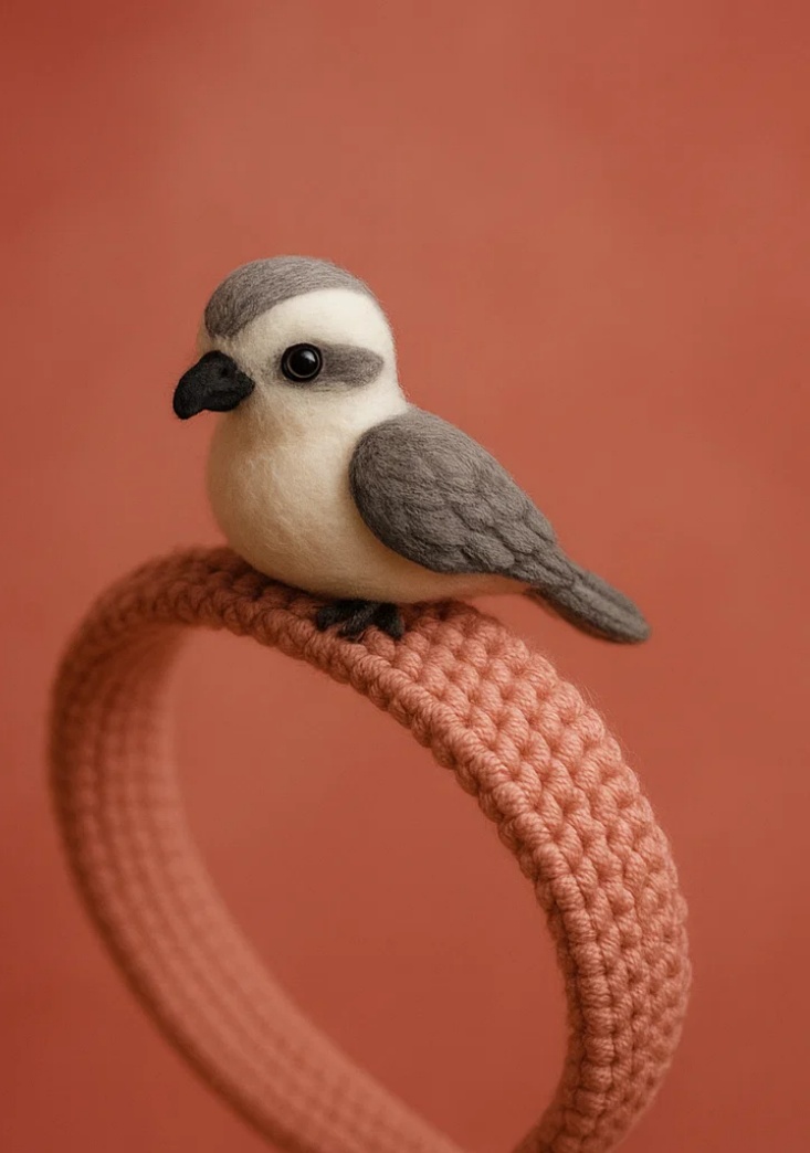 Baby Headband with Plush Bird Ornament – Soft and Comfortable Newborn Hair Accessory