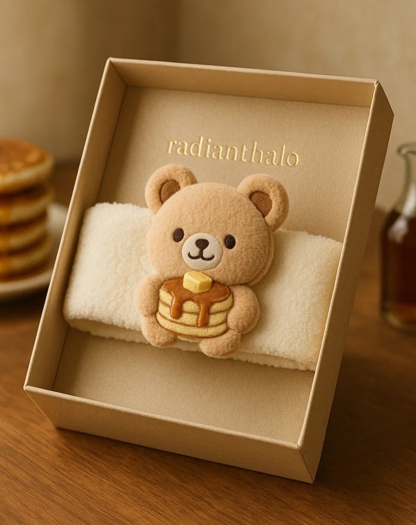 Plush Baby Headbands with Pancake and Bear Designs - Great for Wholesale Baby Retailers
