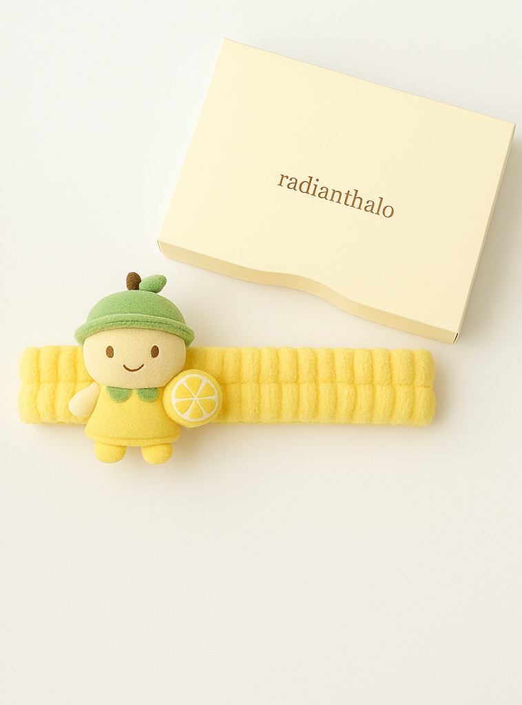 Soft & Cozy Removable Plush Toy Headband - Perfect for Newborns