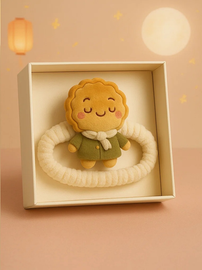 ぬいぐるみ付きベビーヘアバンド – 中秋節限定コレクション
