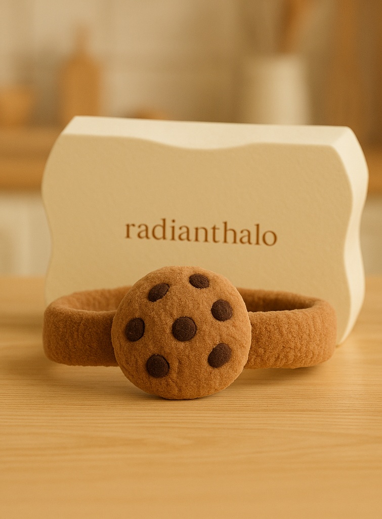 Adorable Cookie-Themed Baby Headband for Photoshoots – Perfect for Toddler Accessories