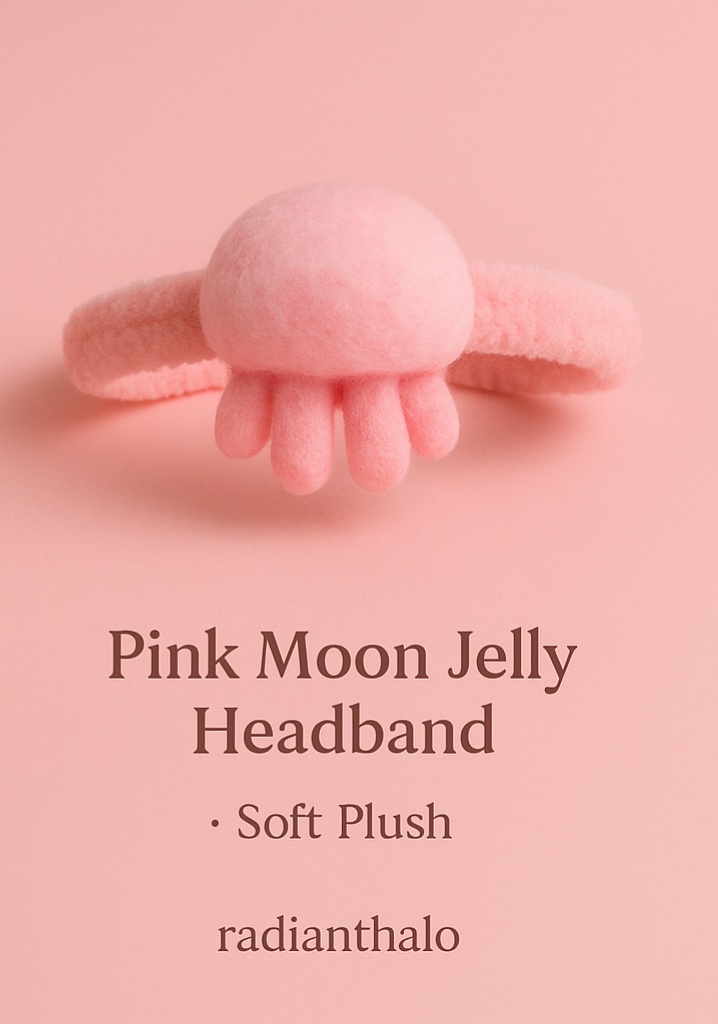 Pink Moon Jelly Baby Stirnband - Weich & Süß