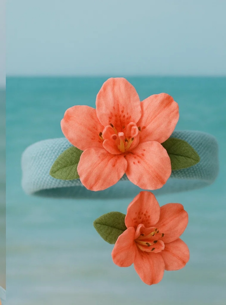 Charming Baby Headband with Soft Pink Flower Design