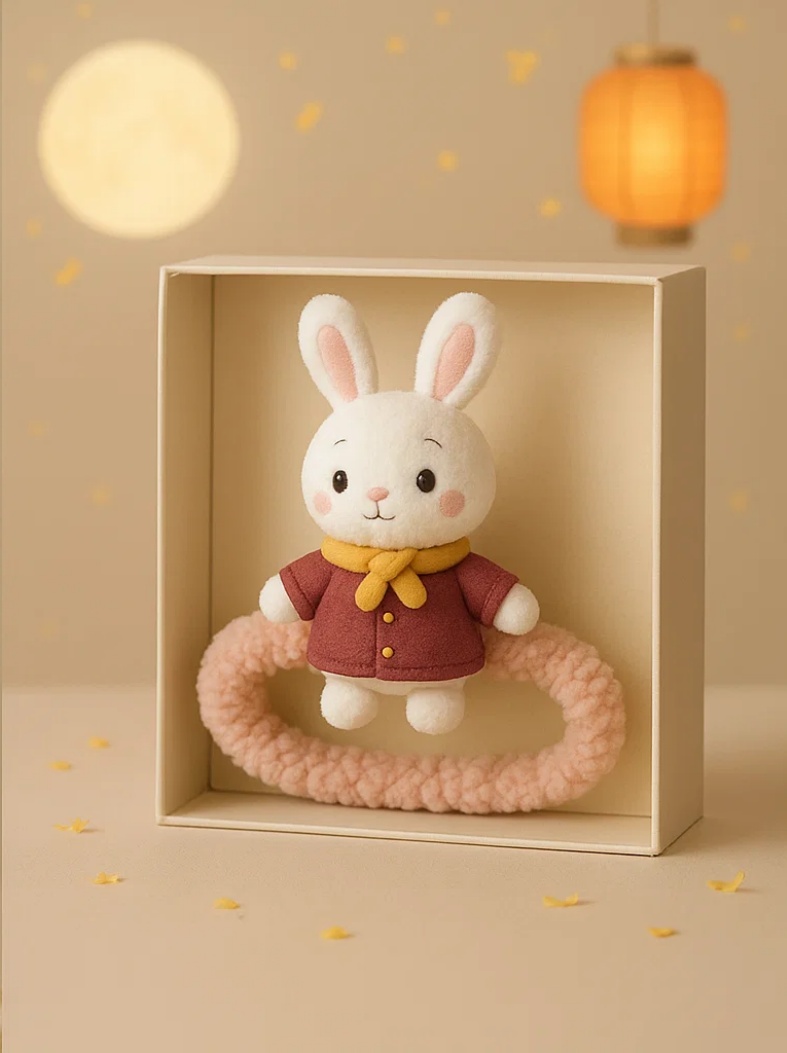 Bandeau bébé avec lapin du festival de la mi-automne - Spécial séance photo