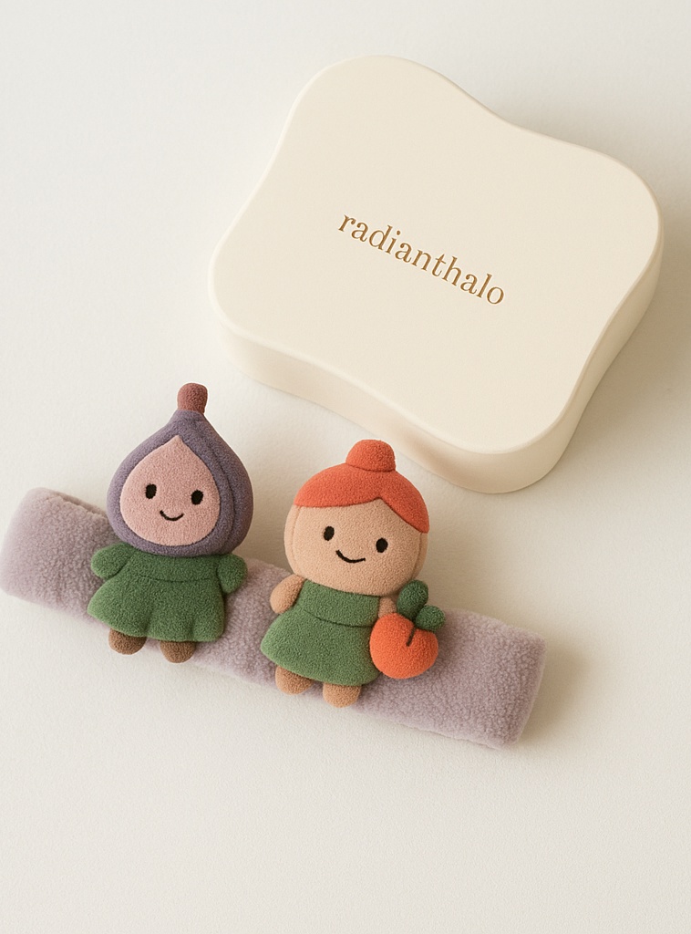 Stylish & Soft Removable Plush Toy Headband - Ideal for Little Fashionistas