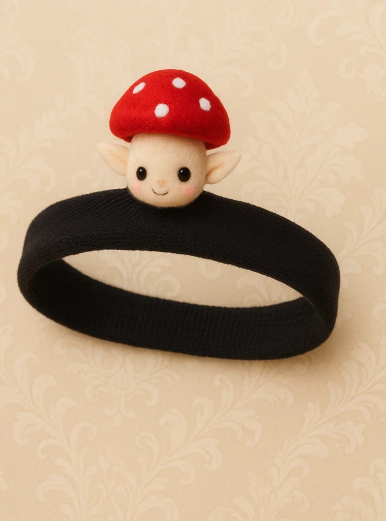 Mushroom Baby Headband – Cute and Whimsical