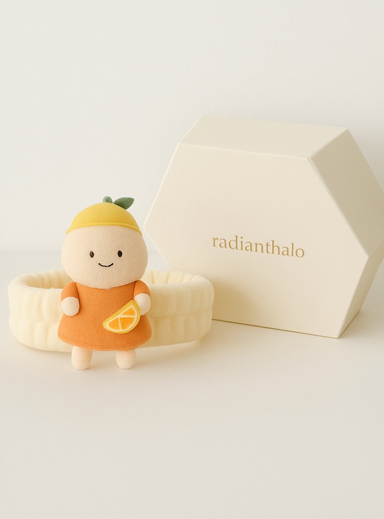 Removable Plush Toy Headband - Soft and Cozy for Baby’s Comfort