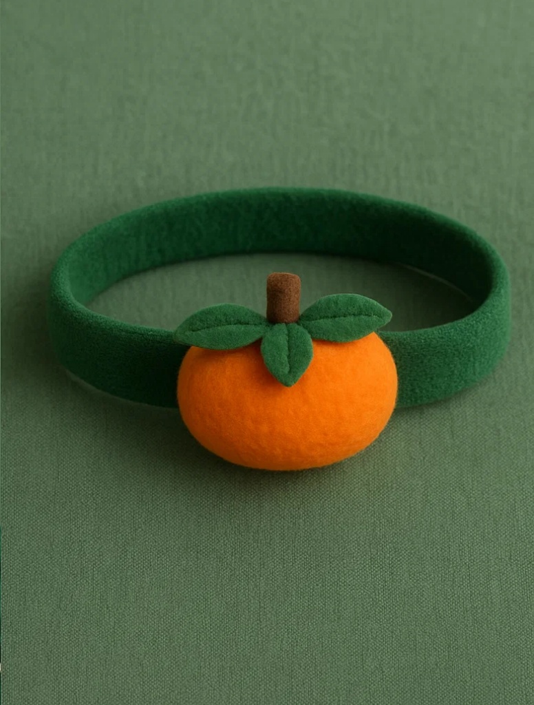 Pumpkin-Themed Baby Headband