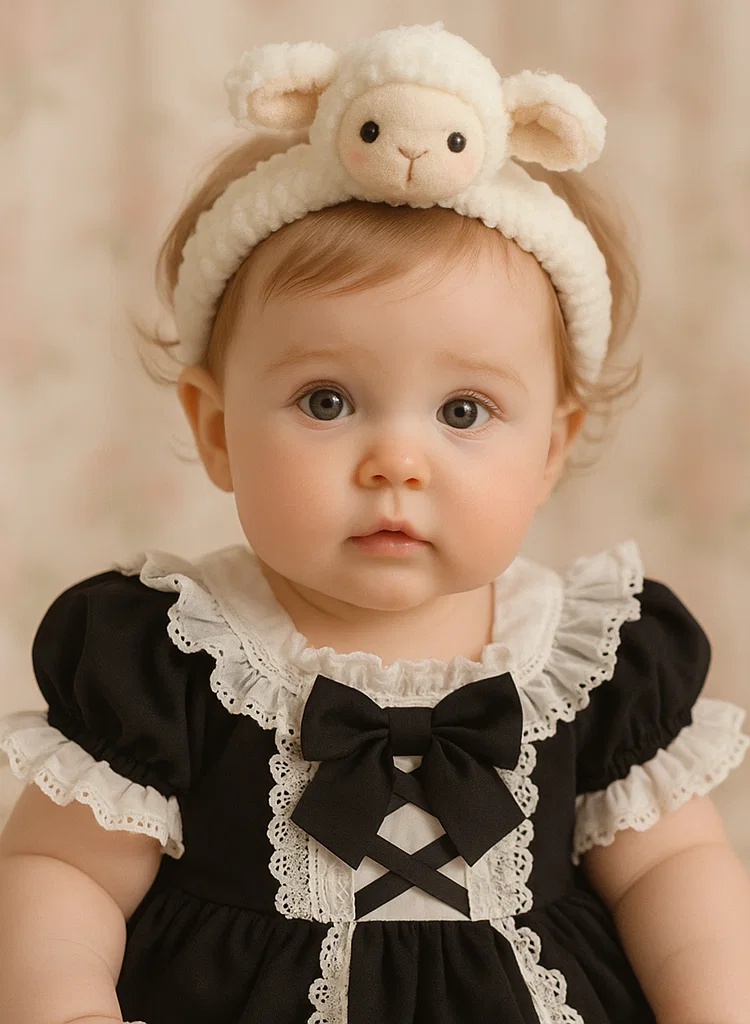 Lamb Baby Headband – Soft and Sweet
