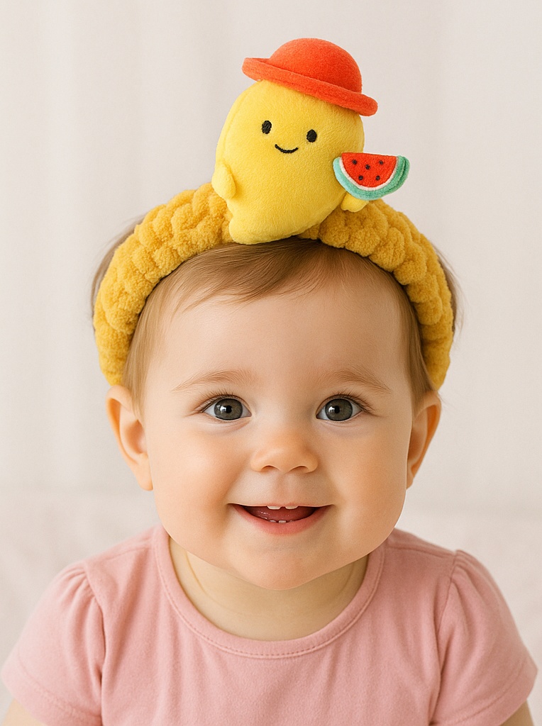 Soft Plush Baby Headband – Premium Comfort