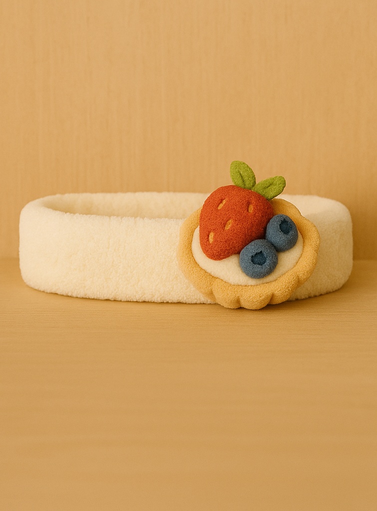 Fruit and Berry Tart Baby Headband for Baby Photoshoots